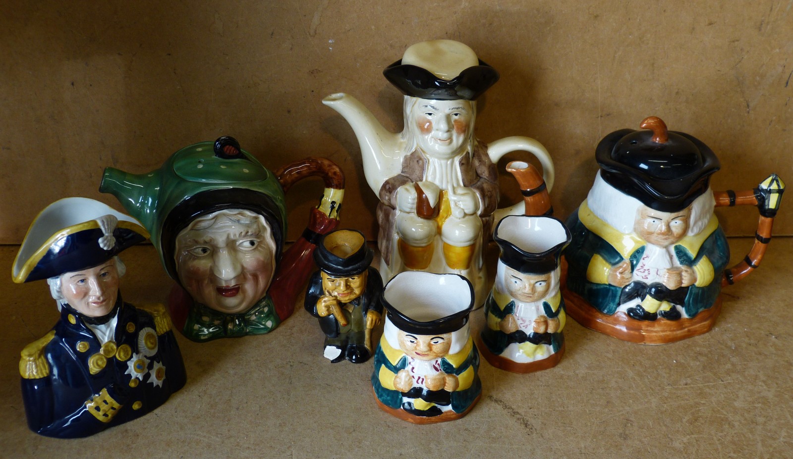 A Beswick Character Tea Pot ""Sairey Gamp"" a Kensington character tea pot in form of a seated