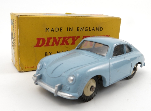 A Dinky Toys car, Porche 356A coupe 182, boxed