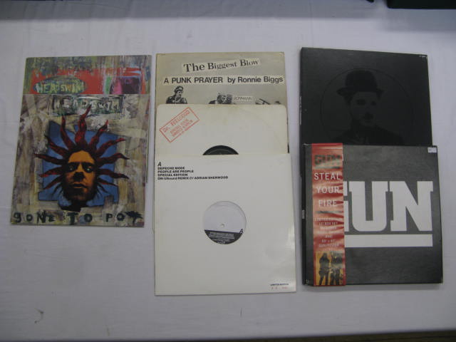 LPs including: Headswim, Depeche Mode, Dr. Feelgood, A Punk Prayer by Ronnie Biggs etc