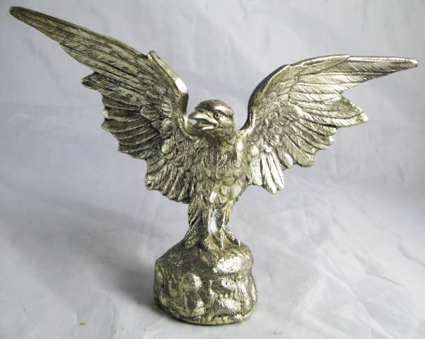 A Chrome Car Mascot in the form of an eagle