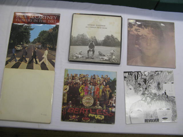 A Collection od LPs including: Beatles, Lennon, Wings, RAM, Band on The Run, George Harrison and