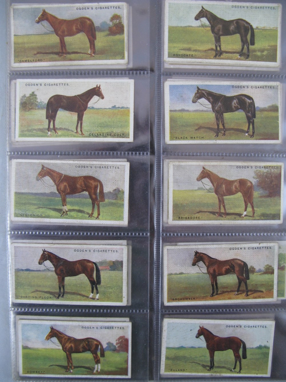 Ogden`s Cigarette cards: Complete set of 50 1928 Derby Entrants 1928