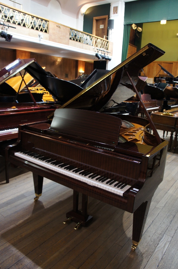 Bösendorfer (c1973) 
A 6ft 7in Model 200 grand piano in a bright mahogany case on square tapered