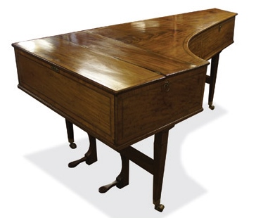 John Broadwood and Son (c1801)
A grand fortepiano in a mahogany case crossbanded with satinwood, - Image 2 of 3