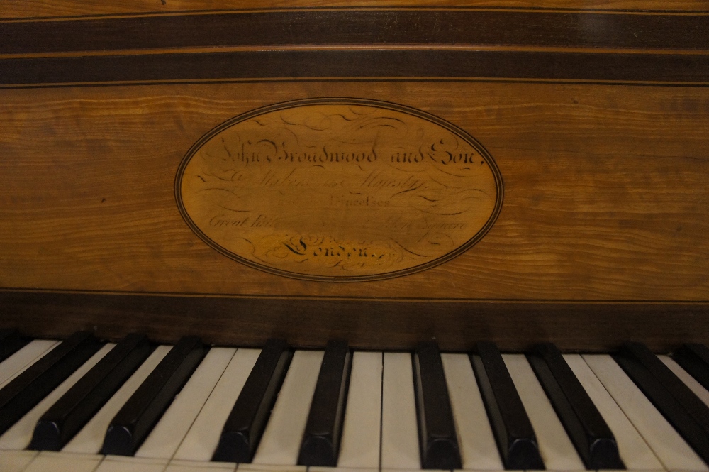 John Broadwood and Son (c1801)
A grand fortepiano in a mahogany case crossbanded with satinwood, - Image 3 of 3