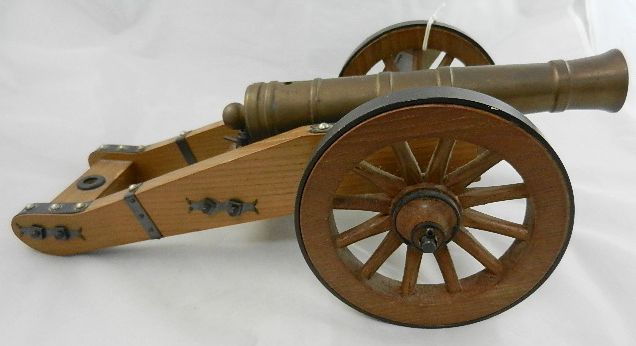 A West German Voere table cannon, the barrel stamped '15gBL, 3gSP, 44, 1011, 75', barrel length 23.