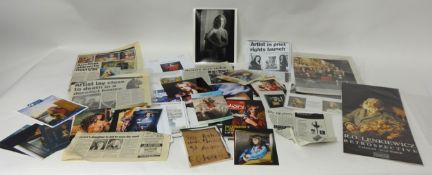 Collection of ROBERT LENKIEWICZ memorabilia