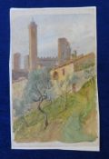 EVELYN JANE RIMMINGTON (died 1939)  A Collection of watercolours (28 unframed, 4 framed)