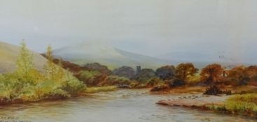 D.C. MASTERS watercolour `Sheepstor, Dartmoor` signed and dated 1914