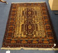 Three Eastern floor rugs, one rug approximately 215cm x 130cm