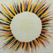 SIR TERRY FROST (1915-2003) Artist Proof signed print `Abstract Sunburst`, 78cm x 74cm including