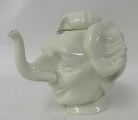 A Luck & Flaw pottery `Spitting Image` teapot `Margaret Thatcher`