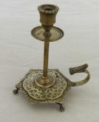 Silver chamber stick J H R Rowlands and Frazer London, 13cm