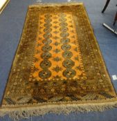 Two Eastern floor rugs, one measuring 204cm x 110cm (2)