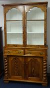 Victorian pitch pine dresser, 122cm wide