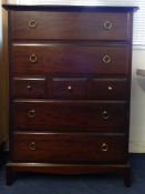 Modern Stag chest of drawers