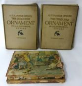 Alexander Speltz, two volumes `The Coloured Ornament of Historical Styles`, also Victorian