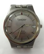 Stainless steel Gents Omega Constellation Electronic Date wrist watch