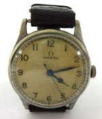 Military Omega Gents wrist watch stamped SH83207