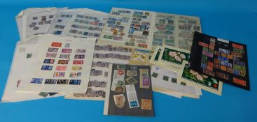 A box of GB Stamps QV onwards on sheets and loose etc..