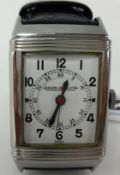 A Gents Jaeger Le Coutre 1940`s `Reverso` wrist watch