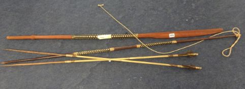 Four `tribal` items including bow and arrows