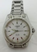 Gents Swiss Tissot stainless steel watch PR100