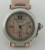 A Ladies `Pasha` Cartier Automatic wrist watch
