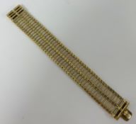 9ct gold bracelet, 19cm, approximately 37.5g