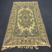 Eastern prayer mat and small hand woven carpet, 150cm
