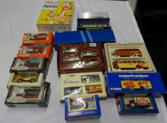 Collection of die cast models cars (15) including Eddie Stobart, Corgi Commercials, Queen Mother
