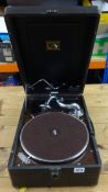 HMV table top gramophone