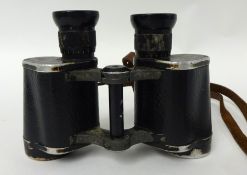 Pair of German WWII Carl Zeiss 6 x 30 binoculars, cased