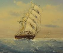 Ernst Stuart marine watercolour, and two other marine scenes (3)
