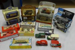 Collection of die cast model cars (approximately 19) including Models of Yesteryear