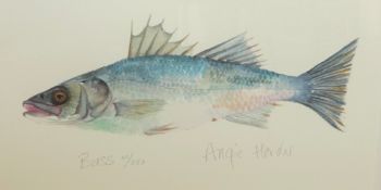 ANGIE HORDER print, `Bass`, 20cm x 35cm , No 42/250