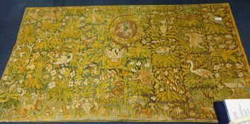Replica wall tapestry, 145cm x 265cm, London Tapestry Co