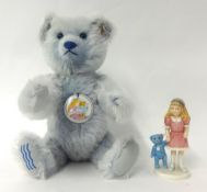 Steiff Bear `Royal Copenhagen Blue Goldilocks 2004` including figure, boxed, 30cm