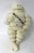 A 1960`s period Plastic Michelin Man Advertising Figure on a Metal Bracket, 18 inches