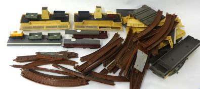 Collection of Triang T T buildings and rolling stock