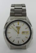 Gents Seiko automatic date watch