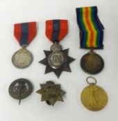 Medals including cased Elkington Faithful Service medal to Joseph J Scott, Imperial Service medal