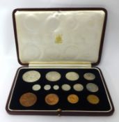 Specimen coins 1937 (one missing) in Royal Mint case