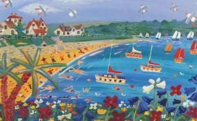 JOHN DYER two prints St Ives School, 22cm x 35cm