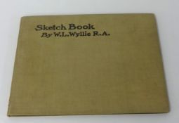 Sketchbook by W.L. Wyllie with twenty four reproduction prints