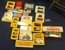 A collection of mostly Corgi vehicles to include advertising vans, buses and lorry`s approx 24