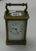 Brass carriage clock with key not working
