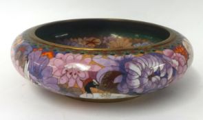 20th Century Cloisonne bowl, 32cm