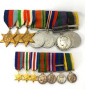 A group of six  WWII medals to Sign R.Morrall also attached Cadet Force medal to Cpt G.C. Netherton