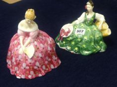 Two Royal Doulton figures Victoria and Elyse (2)